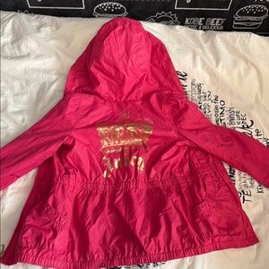 Juicy Couture girls Pink jacket with Hood and Gold  crown